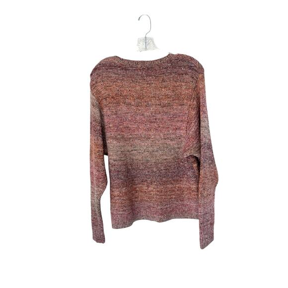 J. Jill Pure Jill Pink Basic Casual Cable Knit Crew Neck Sweater Size XS - Picture 8 of 11
